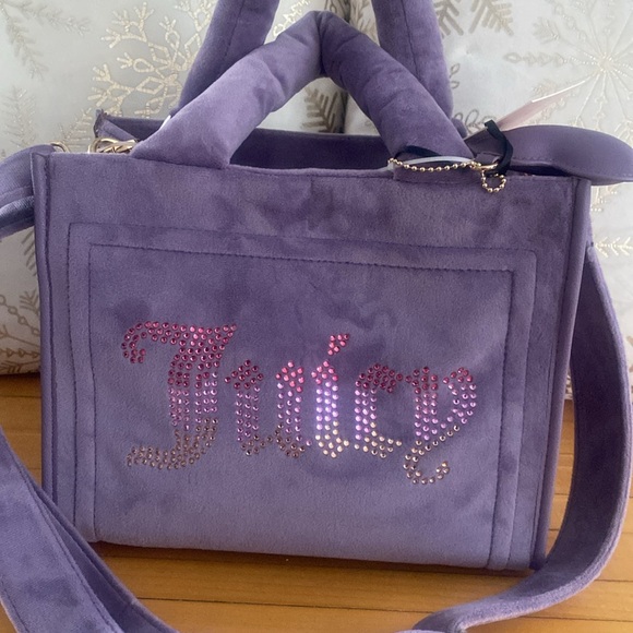 Juicy Couture Dusty Violet Big Spender Tote, Purple & Pink - Picture 2 of 16